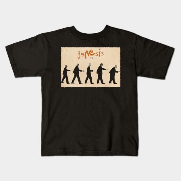 Genesis' Duke - Wear the Elegance of the Band on This T-Shirt Kids T-Shirt by Silly Picture